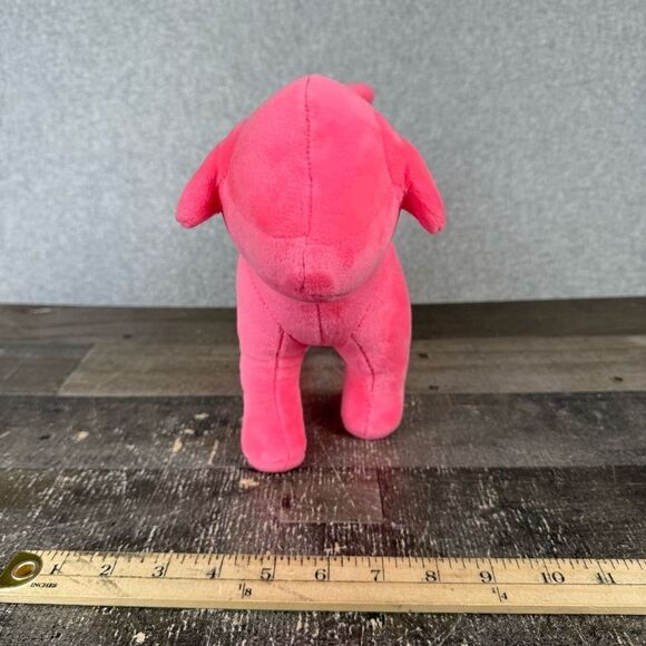2018 Victorias Secret Large Pink Nation Pink Dog 10" Velvet Plush Collectible - Picture 3 of 5